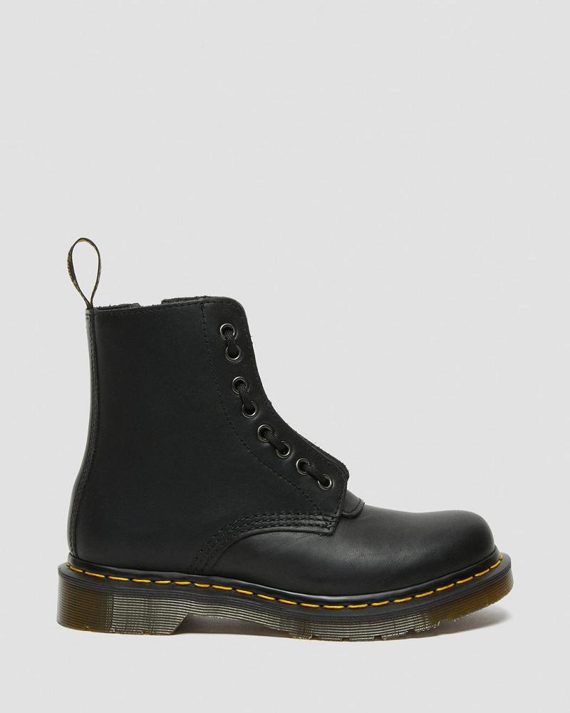 Dr Martens 1460 Pascal Nappa Vinterstøvler Dame Svarte | Norge 498OKI